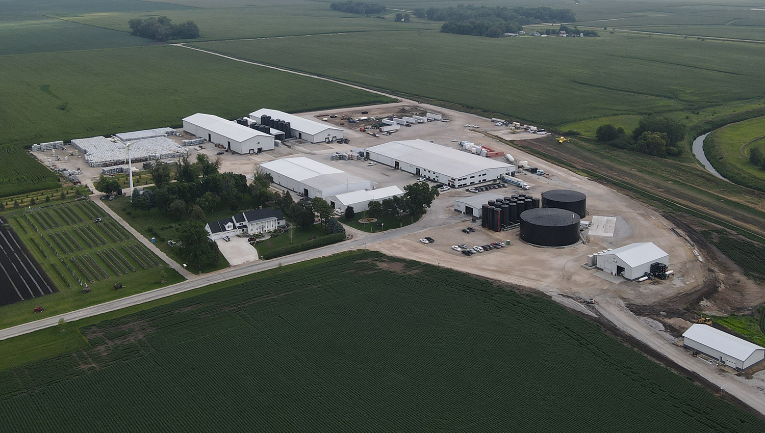 Wells Ag Supply aerial photo