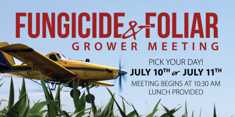 Fungicide and Foliar Grower Meeting invitation